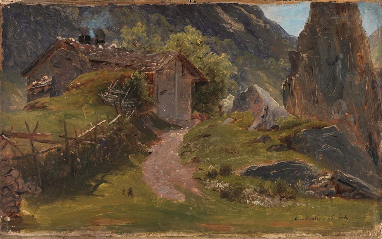 Uit Oberhasli in Zwitserland door Thomas Fearnley