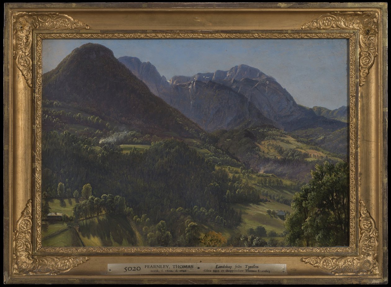 Tirools landschap door Thomas Fearnley