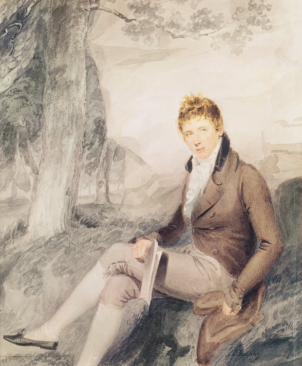 Portret van Henry John Temple, 3e Burggraaf Palmerston door Thomas Frank Heaphy