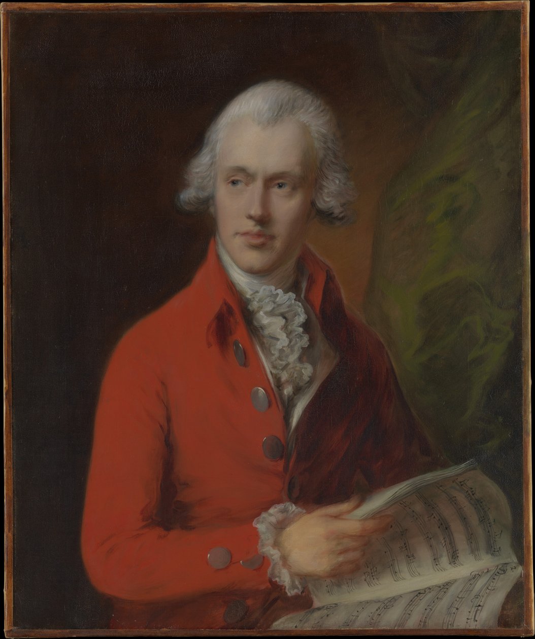 Charles Rousseau Burney (1747-1819) door Thomas Gainsborough