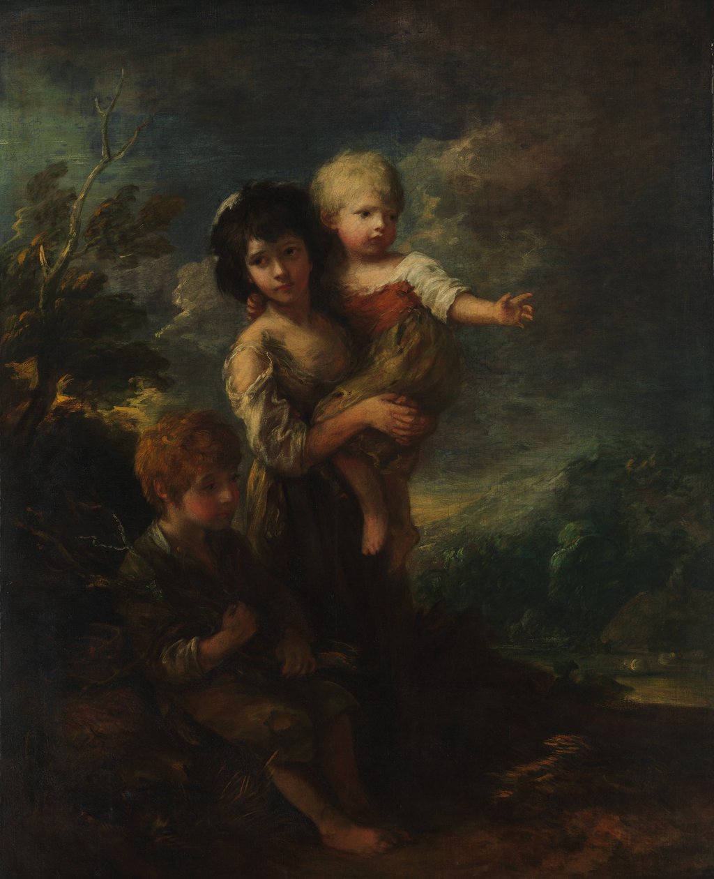 Huisje kinderen De houtverzamelaars, 1787 door Thomas Gainsborough