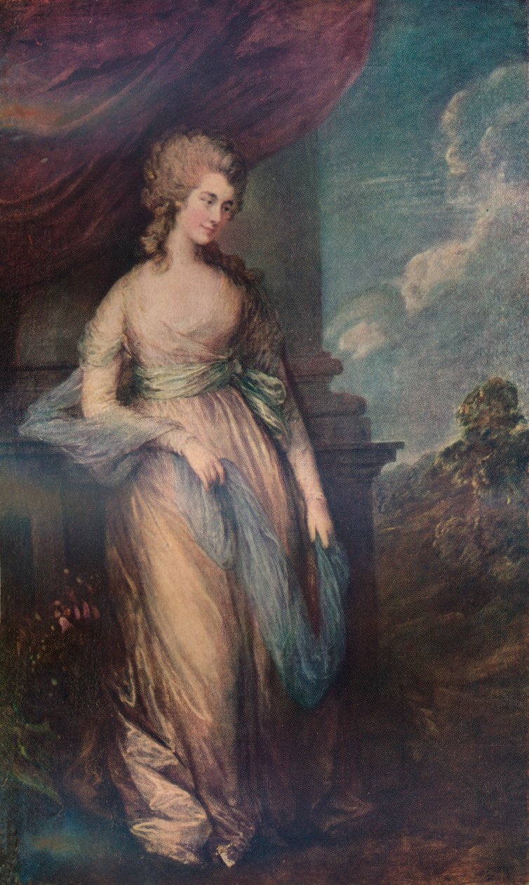 Georgiana, Hertogin van Devonshire, 1783, 1911 door Thomas Gainsborough