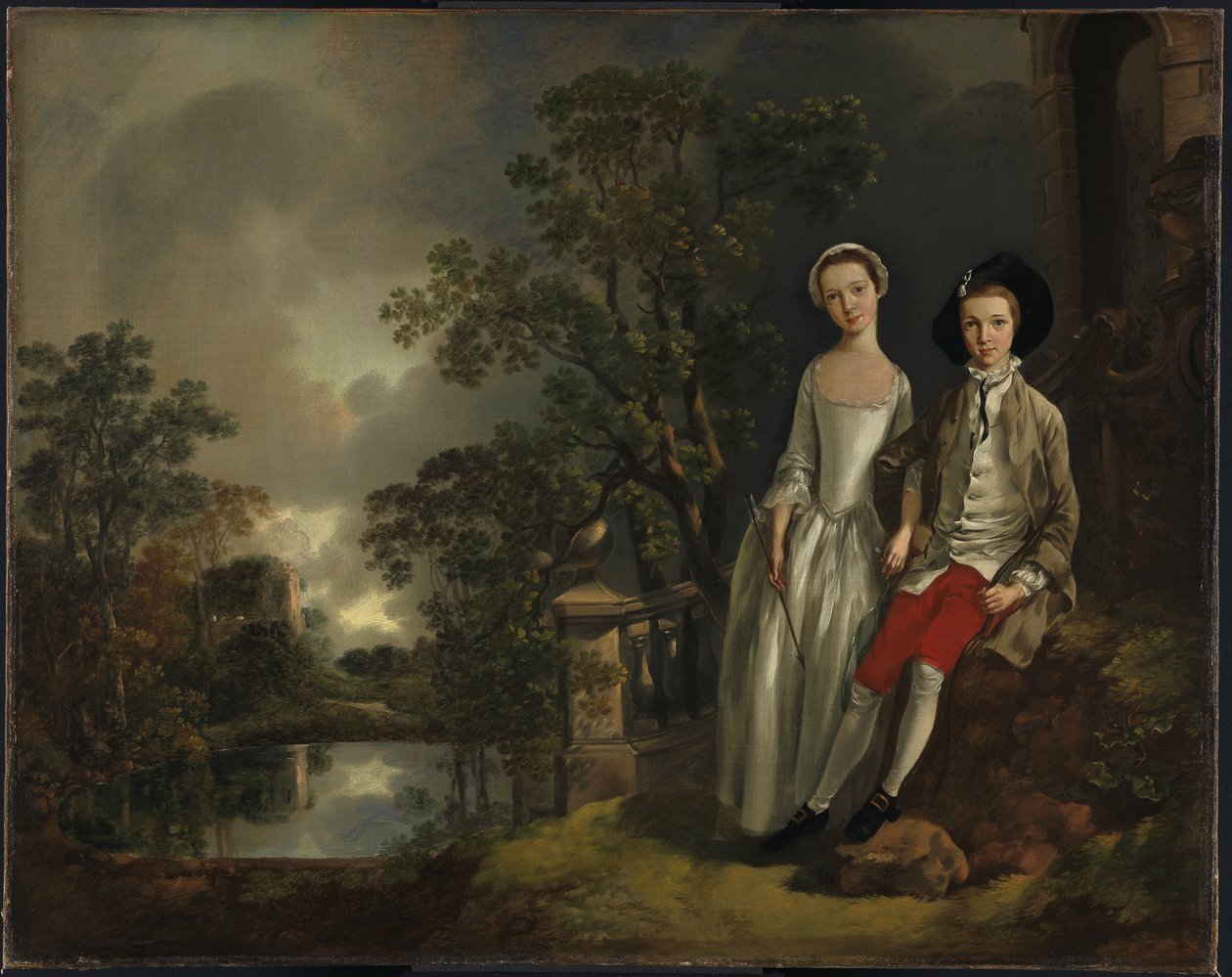 Heneage Lloyd en zijn zus, Lucy door Thomas Gainsborough