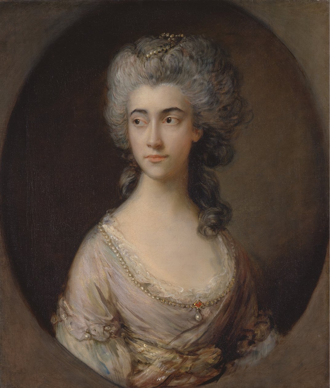 Mary Heberden, circa 1777 door Thomas Gainsborough