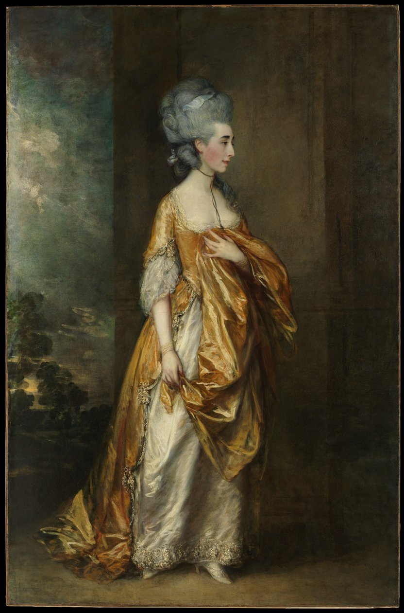 Mevrouw Grace Dalrymple Elliott (1754?-1823) door Thomas Gainsborough