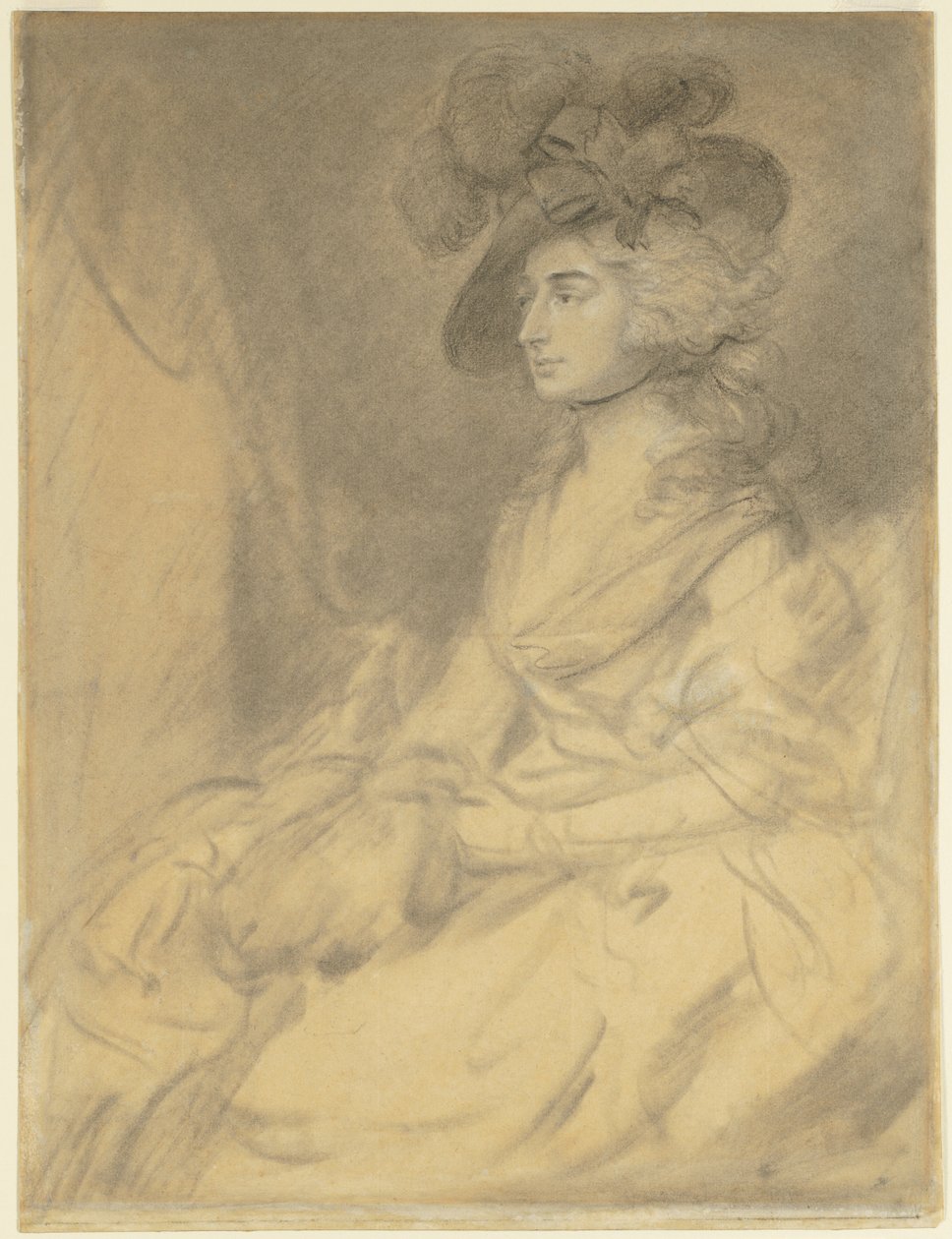 Mevrouw Sarah Siddons, 1785 door Thomas Gainsborough