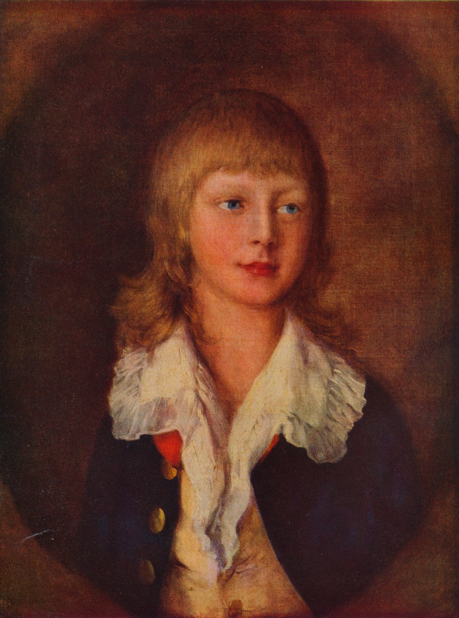 Portret van Adolphus, hertog van Cambridge, in het Windsor-uniform, 18e eeuw door Thomas Gainsborough