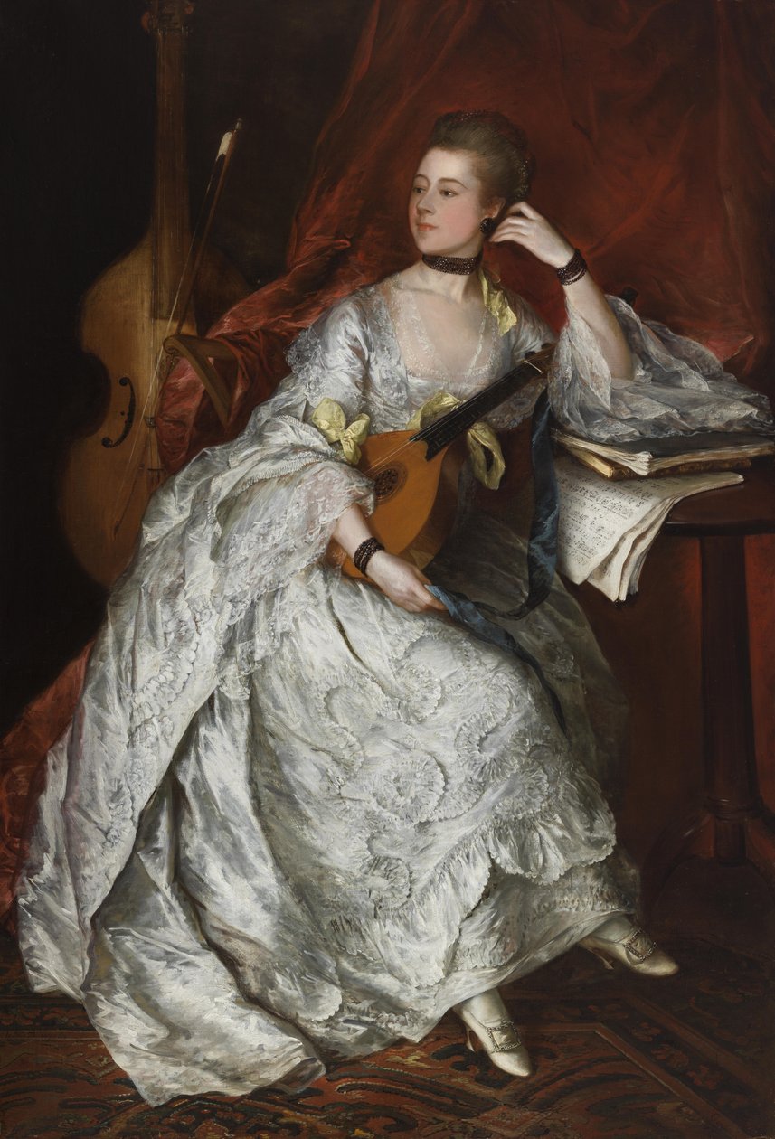Portret van Ann Ford (later Mrs.Philip Thicknesse) door Thomas Gainsborough