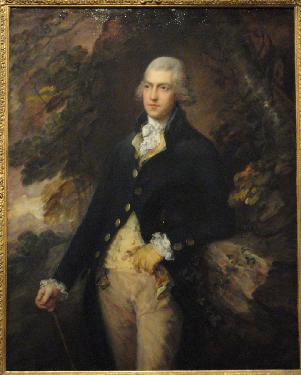 Portret van Francis Basset, heer van Dunstanville door Thomas Gainsborough