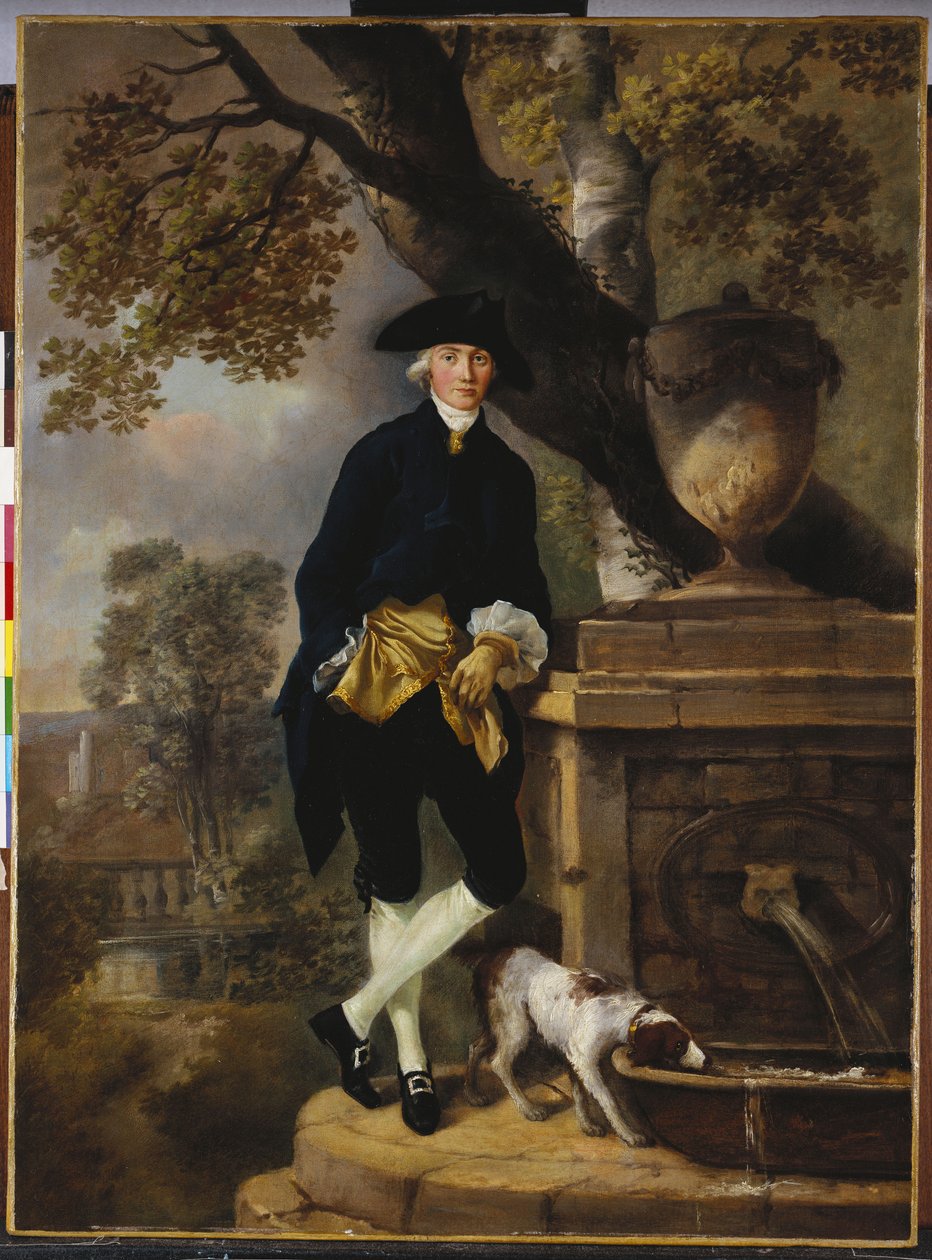 Portret van een heer door Thomas Gainsborough