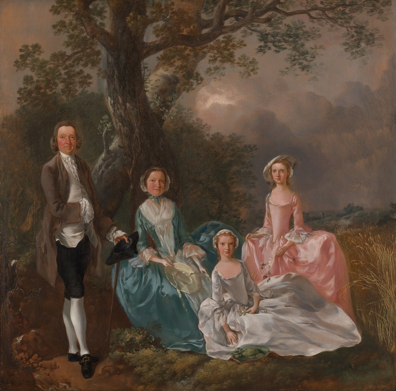 De familie Gravenor door Thomas Gainsborough