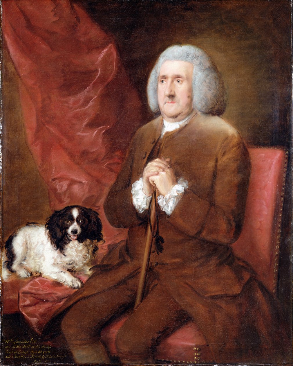 William Lowndes (1652-1724), Auditor van het Hof van Exchequer van Zijne Majesteit door Thomas Gainsborough