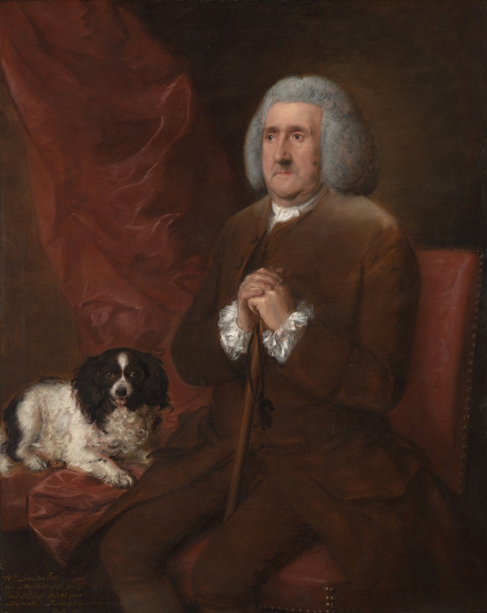 William Lowndes, Auditor van het Hof van Exchequer van Zijne Majesteit door Thomas Gainsborough