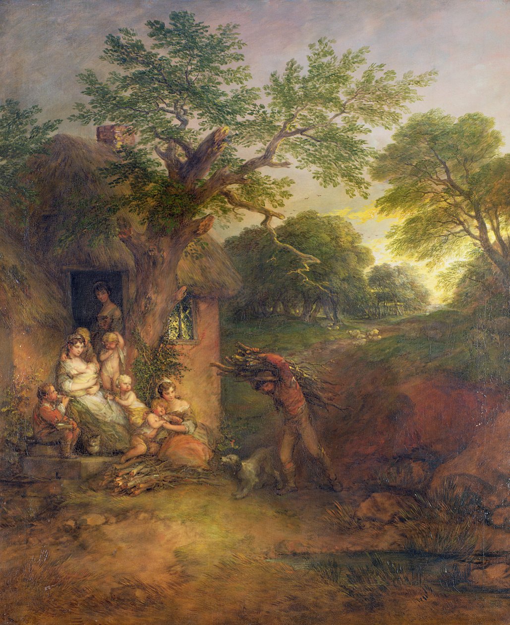 Huis van de Houthakker door Thomas Gainsborough