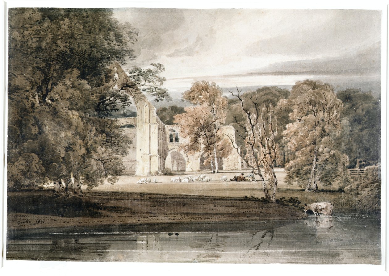 Bolton Abbey door Thomas Girtin
