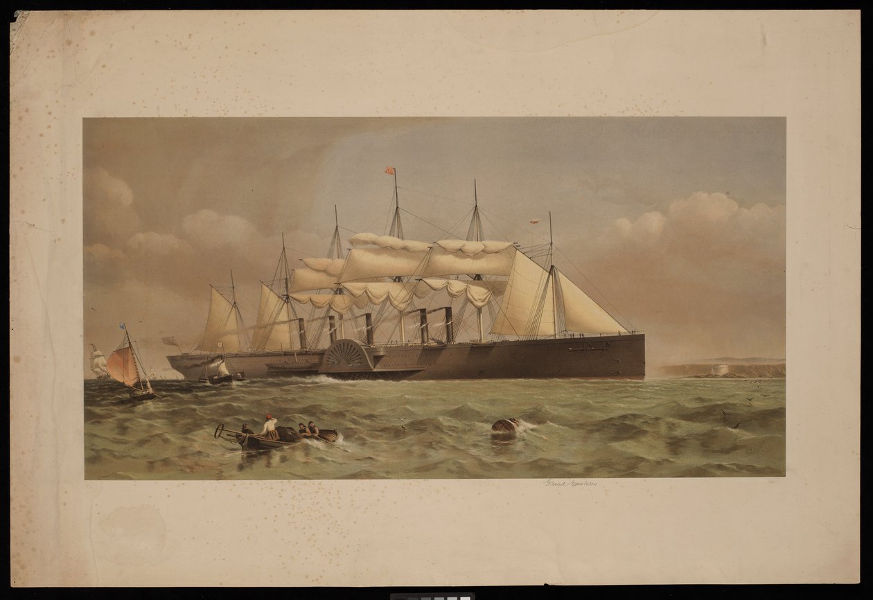 Stoomschip Great Eastern door Thomas Goldsworth Dutton