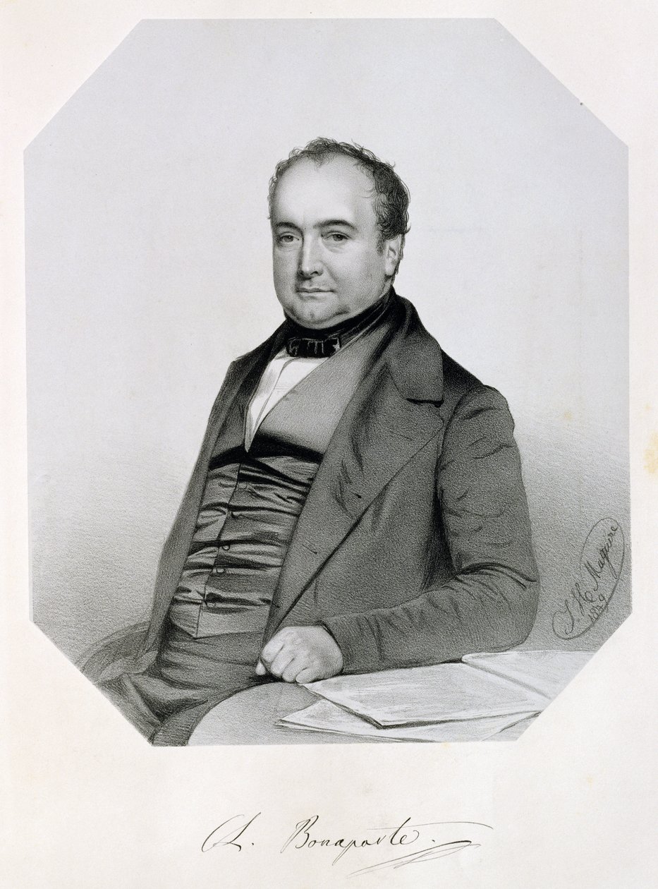 Charles Lucien Jules Laurent Bonaparte, Prins van Canino en Musignano (1803-57) 1850 door Thomas Herbert Maguire