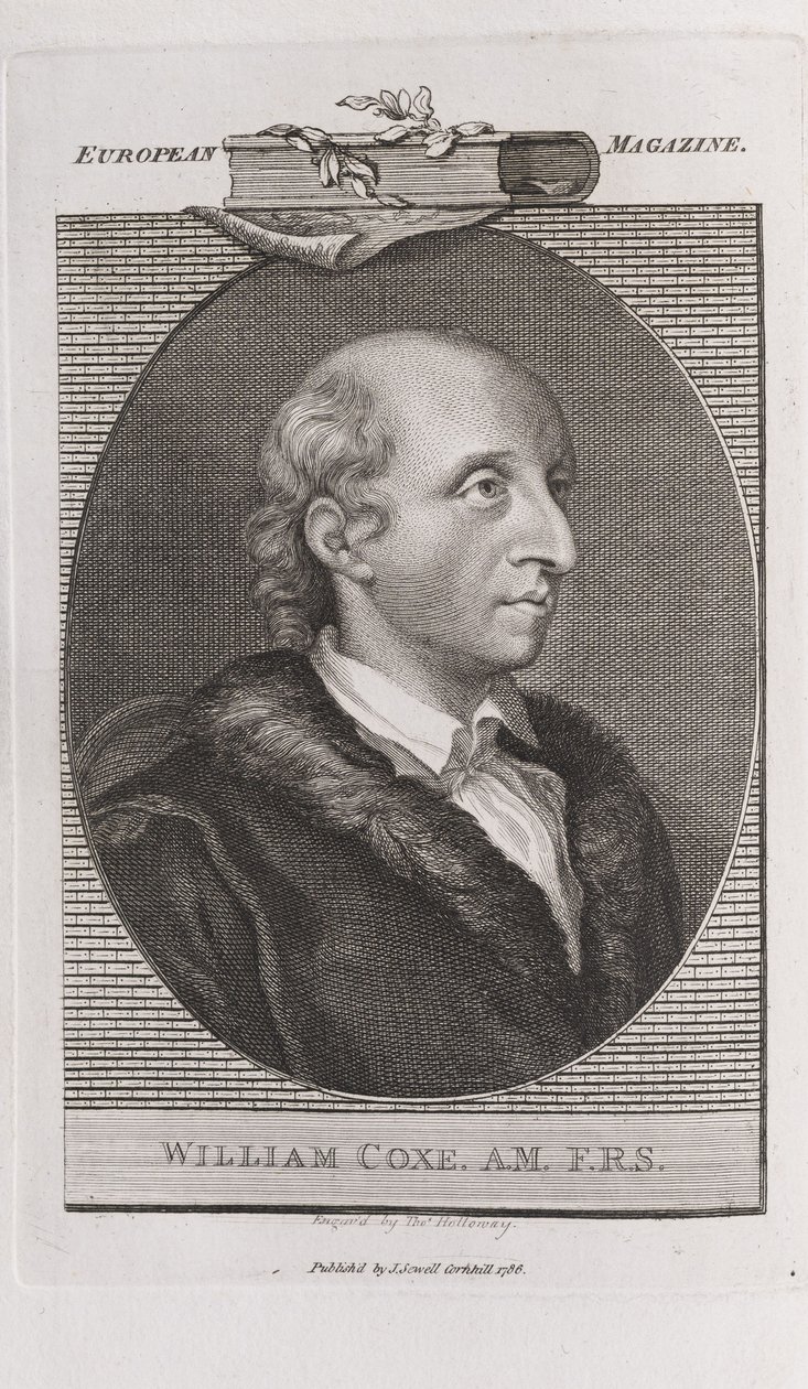 Portret van William Coxe 1748-1828, 1786. door Thomas Holloway