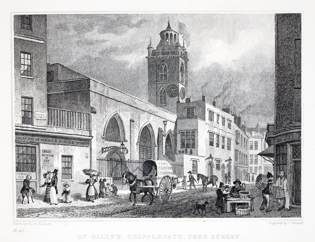 Kerk van St. Giles, Cripplegate, uit 
