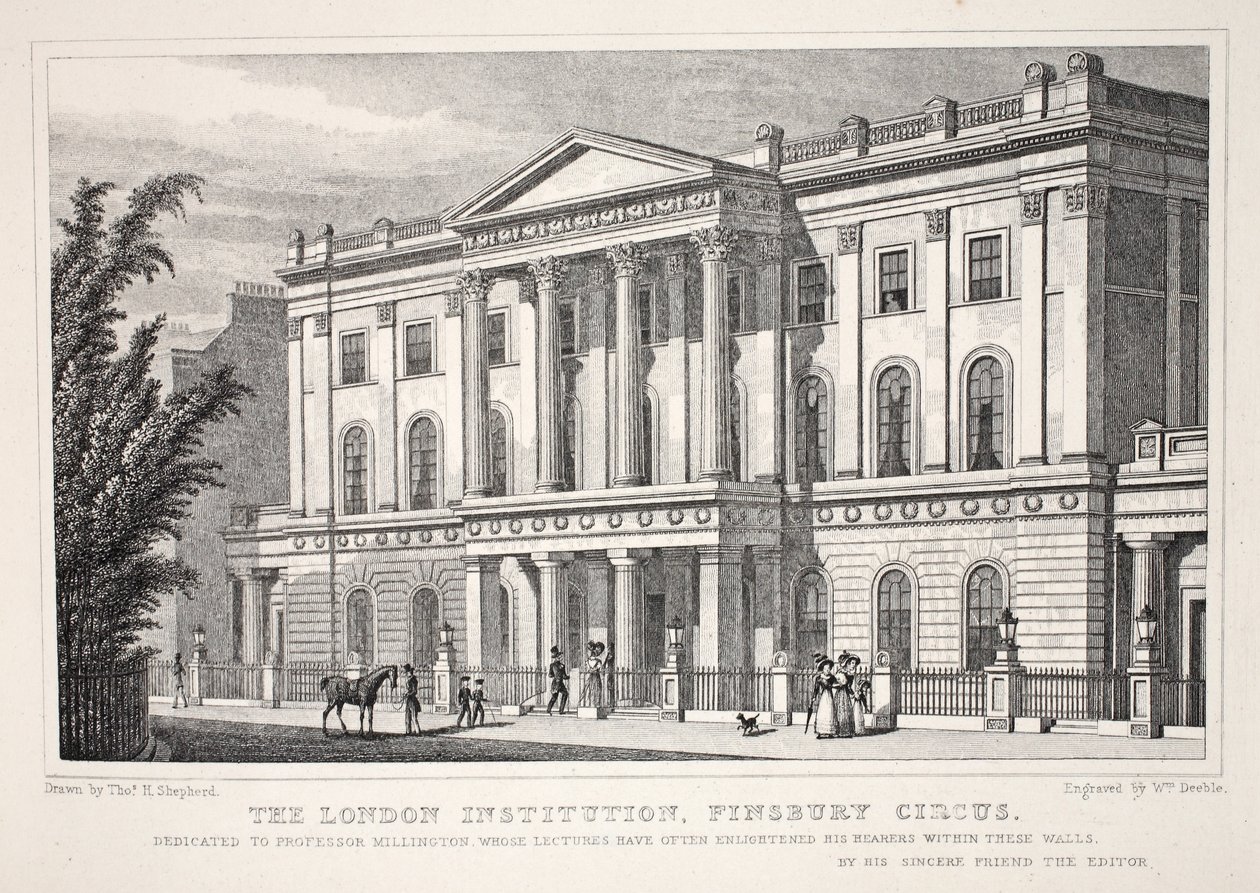 De London Institution, Finsbury Circus, uit 