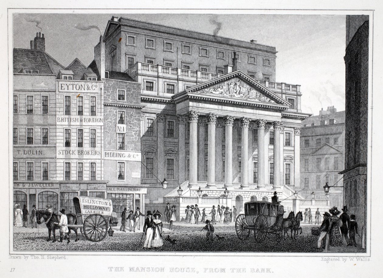 Het Mansion House, uit 
