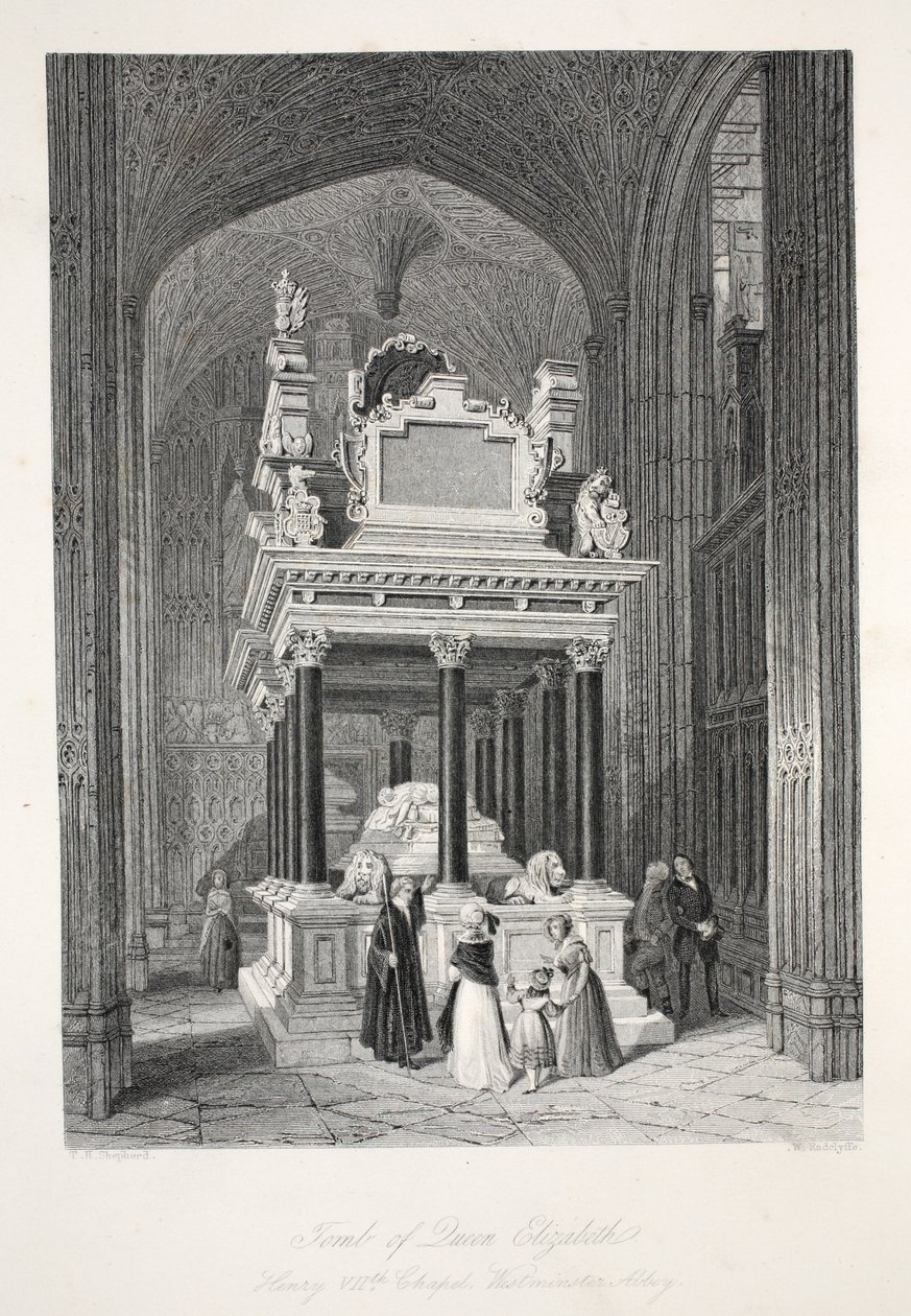 Graf van Koningin Elizabeth I, uit 