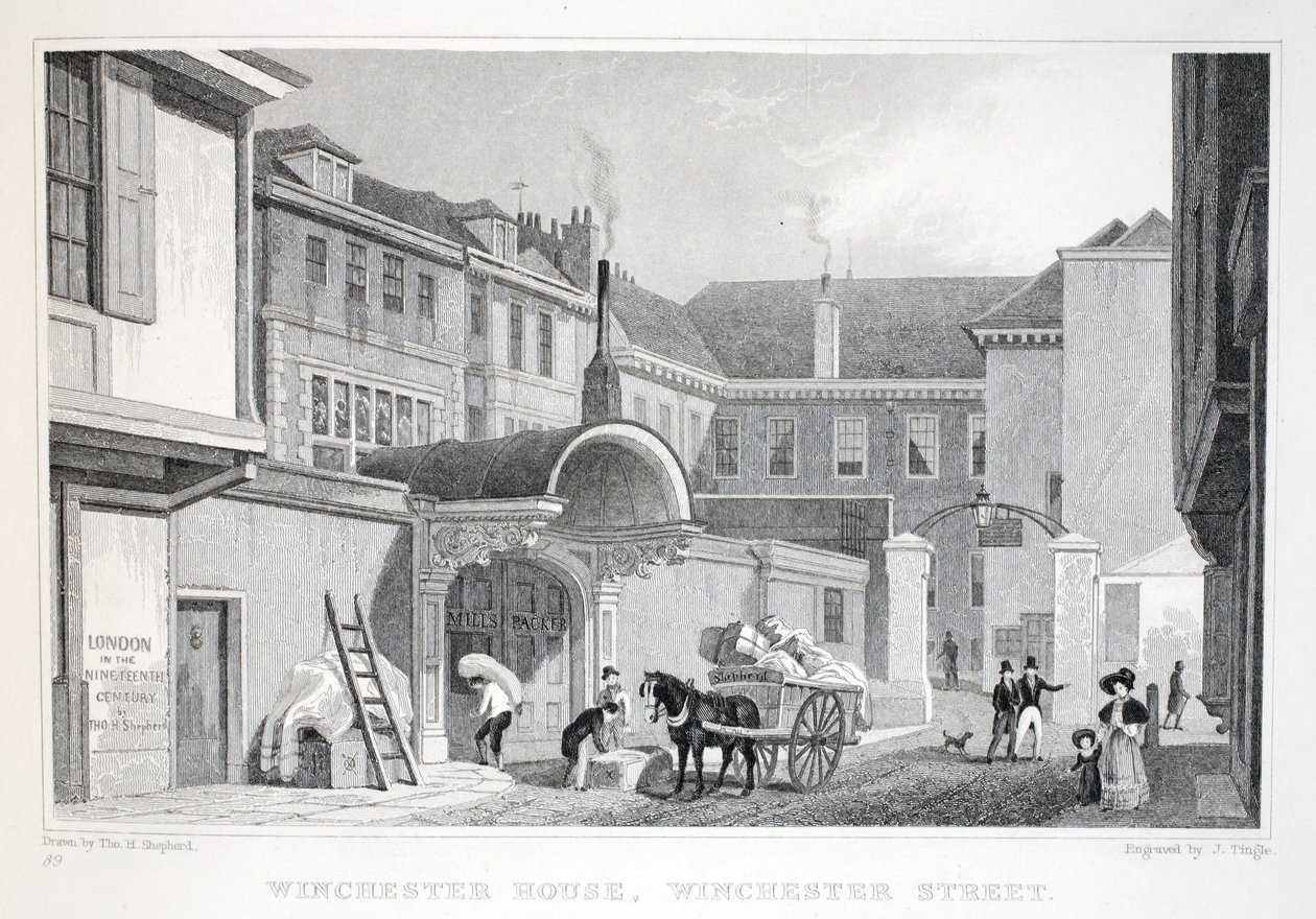 Winchester House, Winchester Street, uit 
