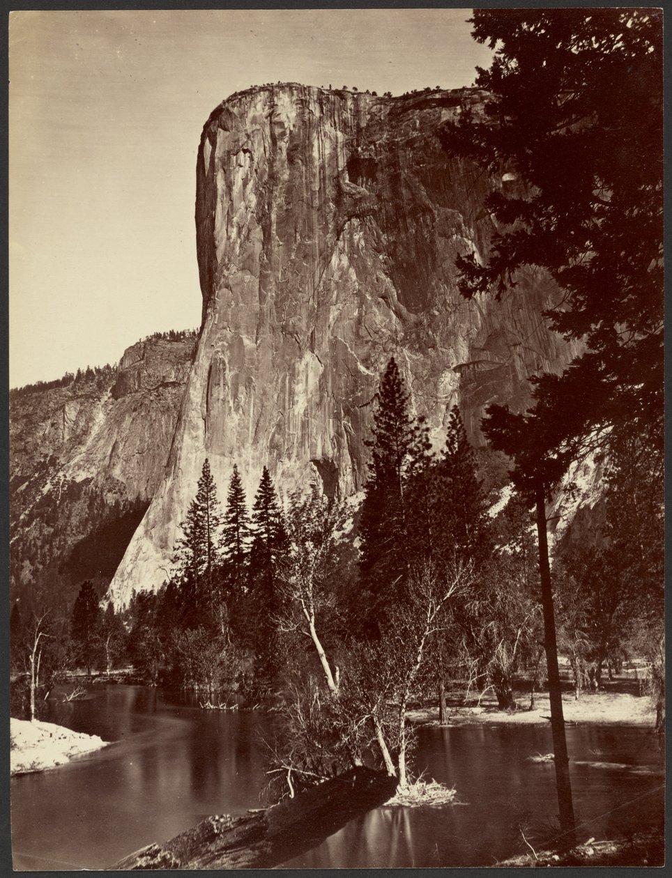 El Capitan 3300 voet / 8248" door Thomas Houseworth