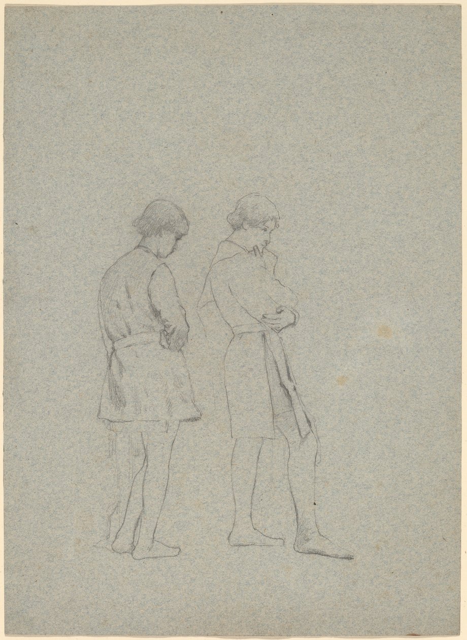 Studies voor Elaine door Thomas Hovenden