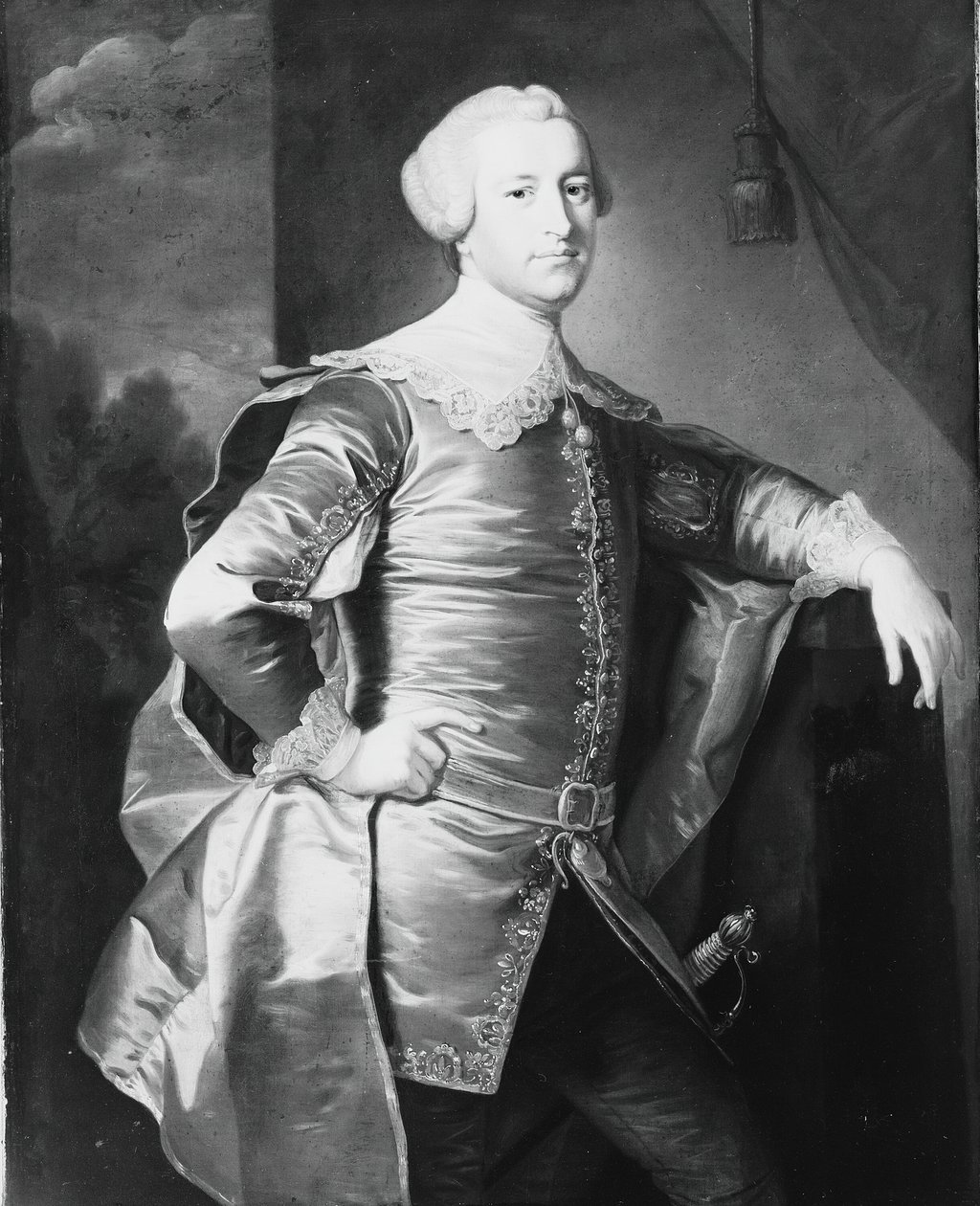 John Newton, ca. 1757-60 door Thomas Hudson