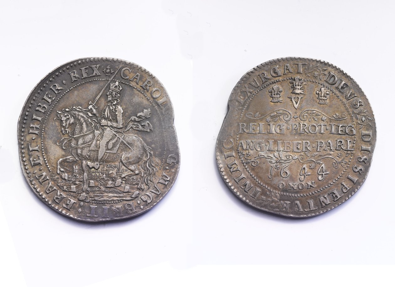 Oxford kroon, 1644 door Thomas J. Rawlins