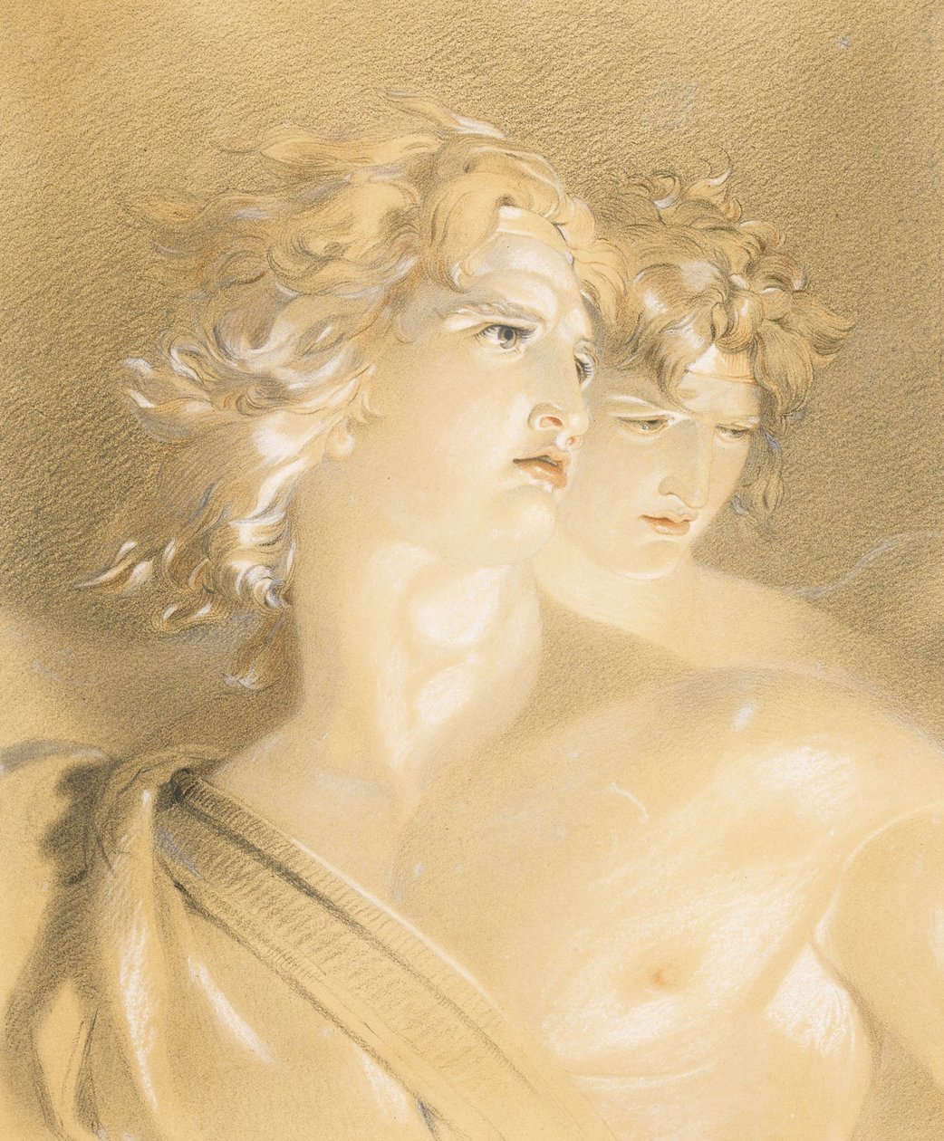 Satan als een gevallen engel door Thomas Lawrence