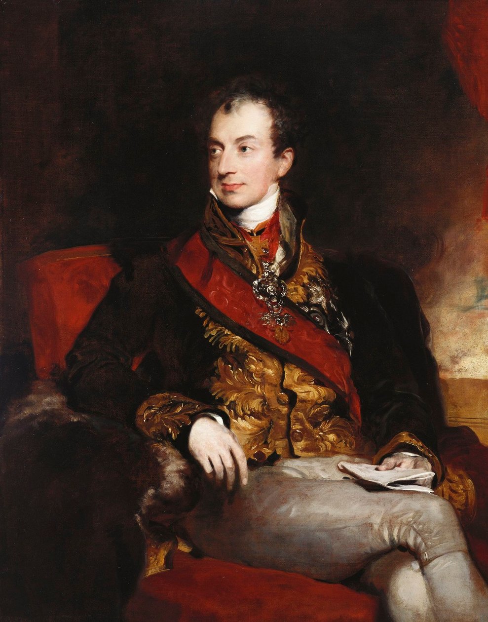 Clemens Lothar Wenzel, Prince Metternich (1773-1859) door Thomas Lawrence