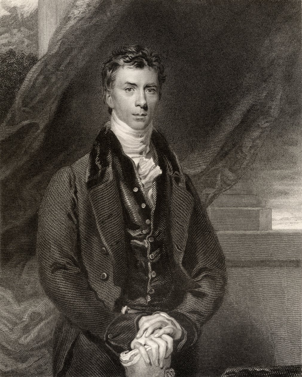 Henry Peter Brougham, 1e Baron Brougham en Vaux, gegraveerd door H. Robinson, uit 