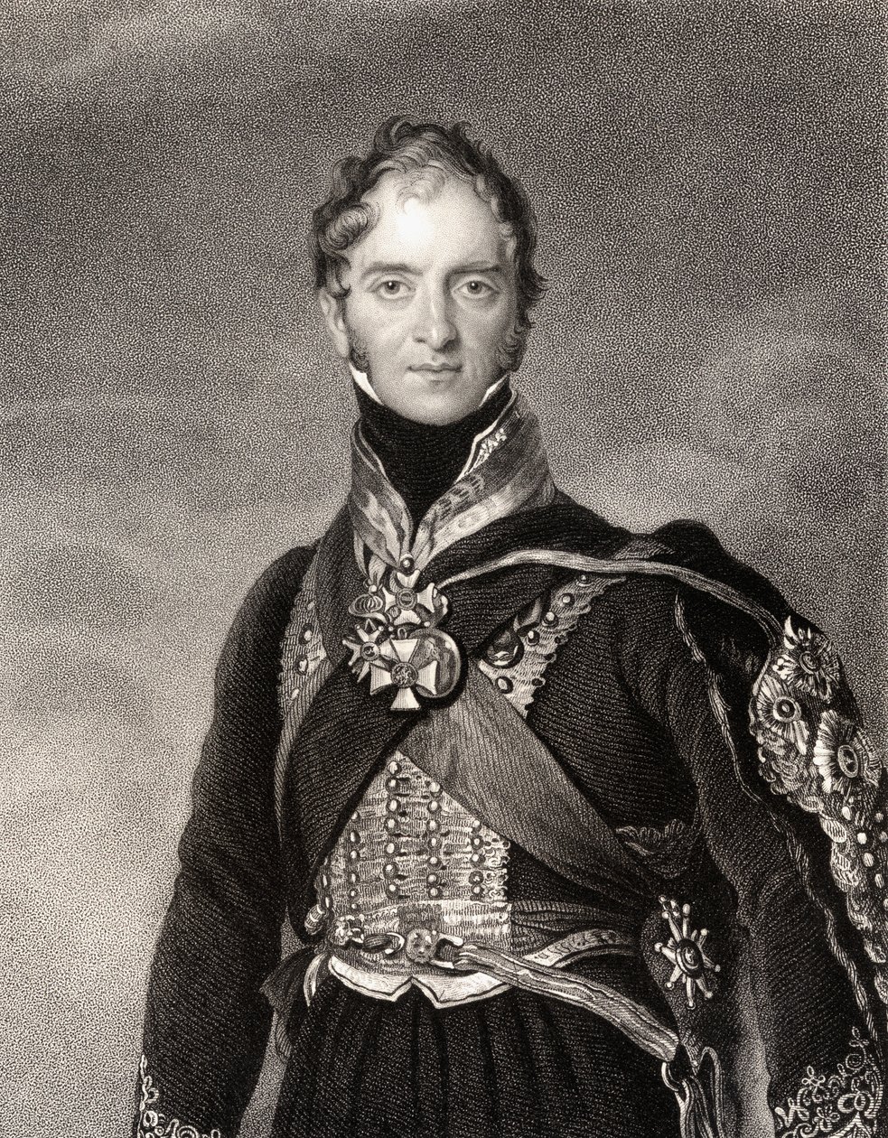 Henry William Paget, 1e Markies van Anglesey, gegraveerd door Samuel Freeman (1773-1857) door Thomas Lawrence