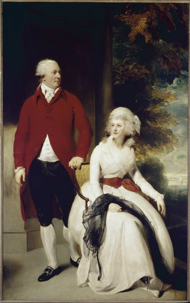 De heer en mevrouw John Julius Angerstein door Thomas Lawrence