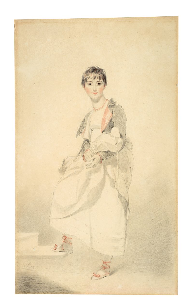 Portret van Lady Frances Hamilton (1795-1860) door Thomas Lawrence