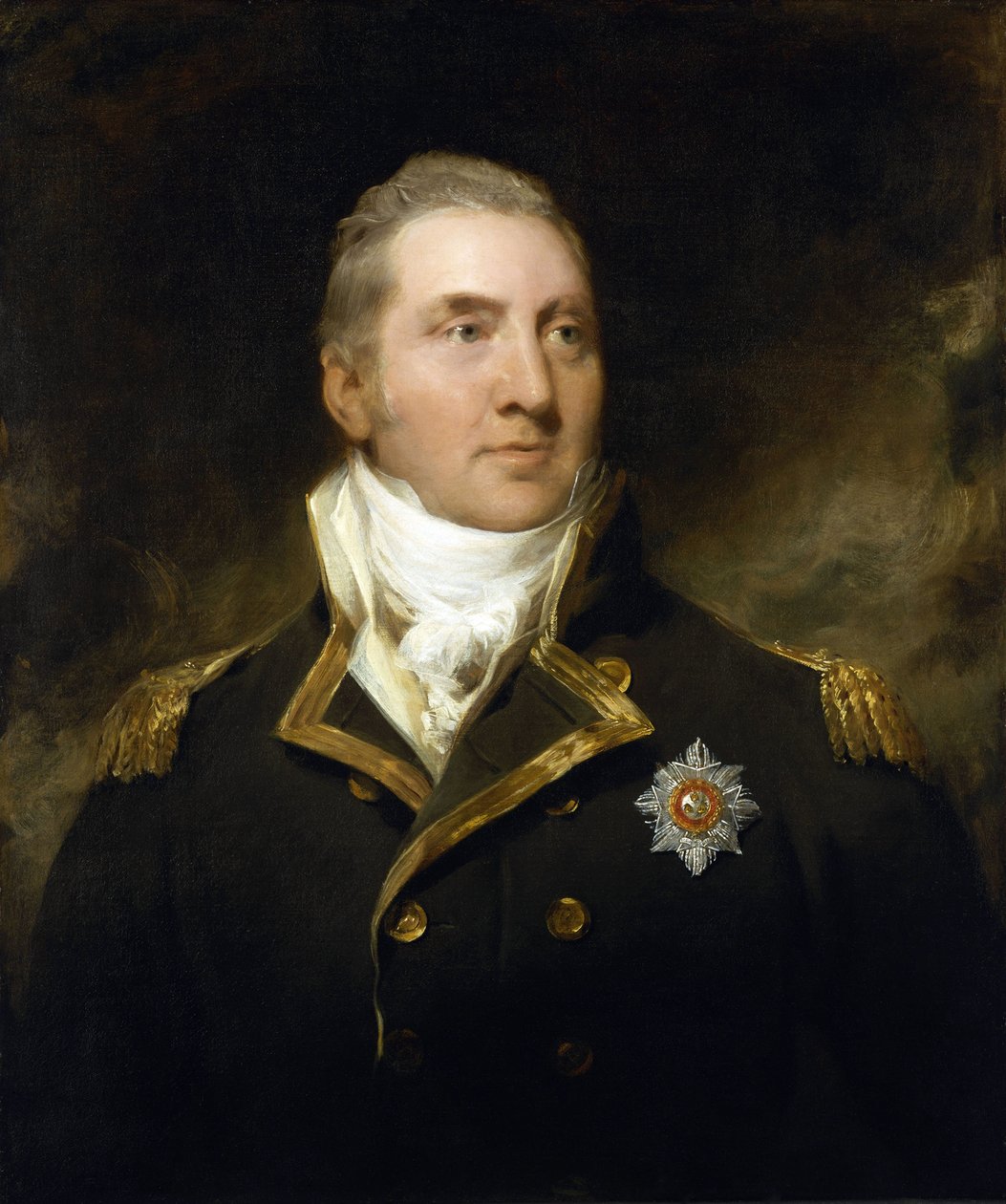 Portret van Sir Edward Pellew, Lord van Exmouth door Thomas Lawrence