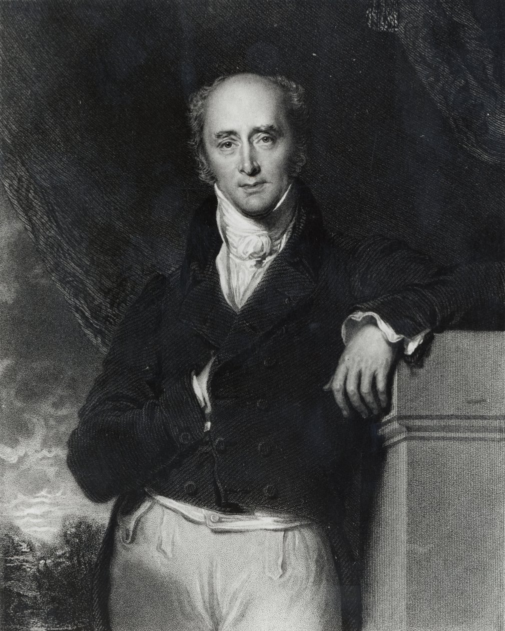 Portret van de zeer eerbiedwaardige Charles Grey, graaf Grey, gegraveerd door J. Cochran door Thomas Lawrence