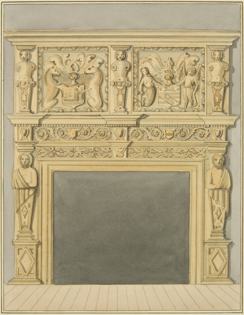 Schouw gedateerd 1632, op 128 Redcliffe Street door Thomas Leeson the Elder Rowbotham