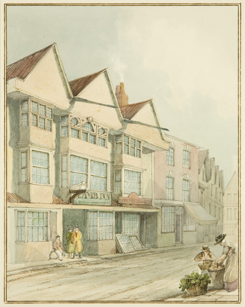The Lamb Inn, West Street door Thomas Leeson the Elder Rowbotham