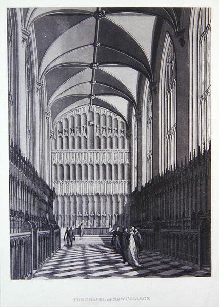 Kapel van New College door Thomas Malton Jnr.