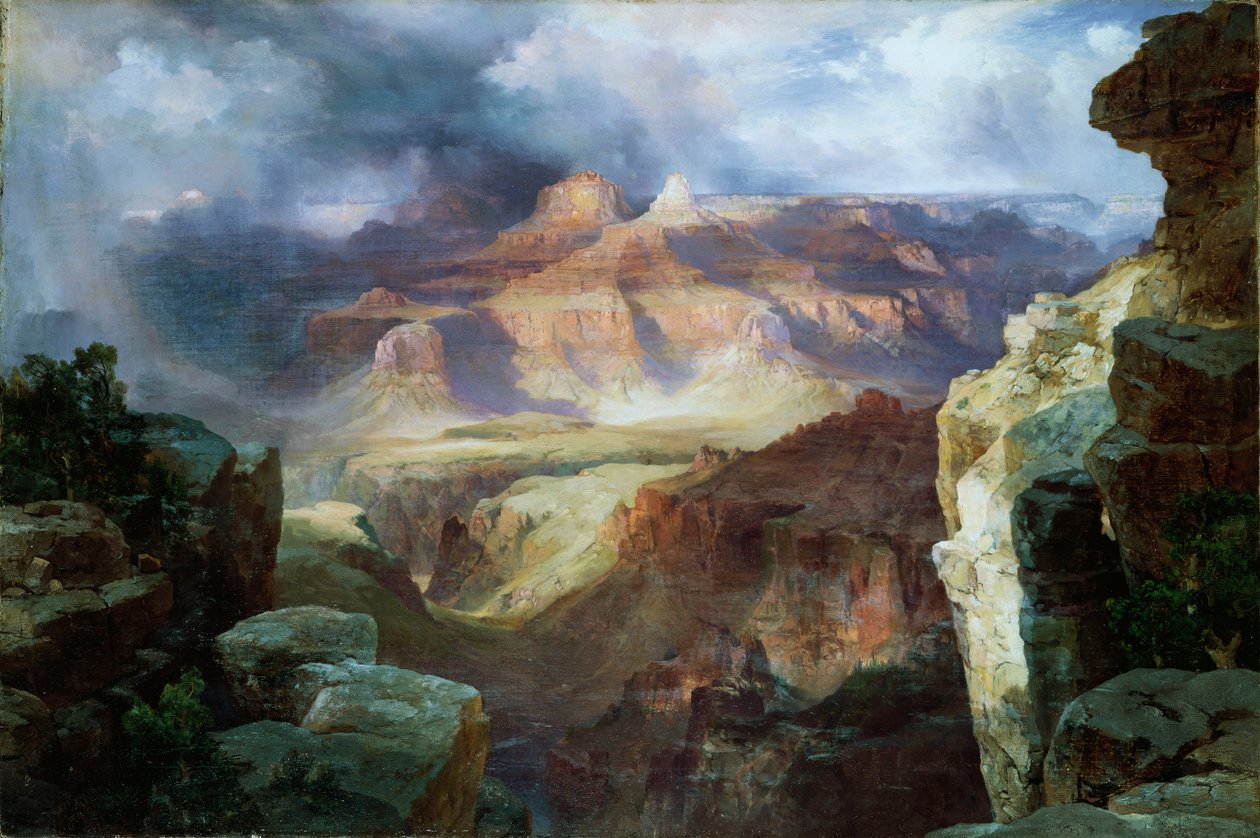 Een wonder van de natuur door Thomas Moran