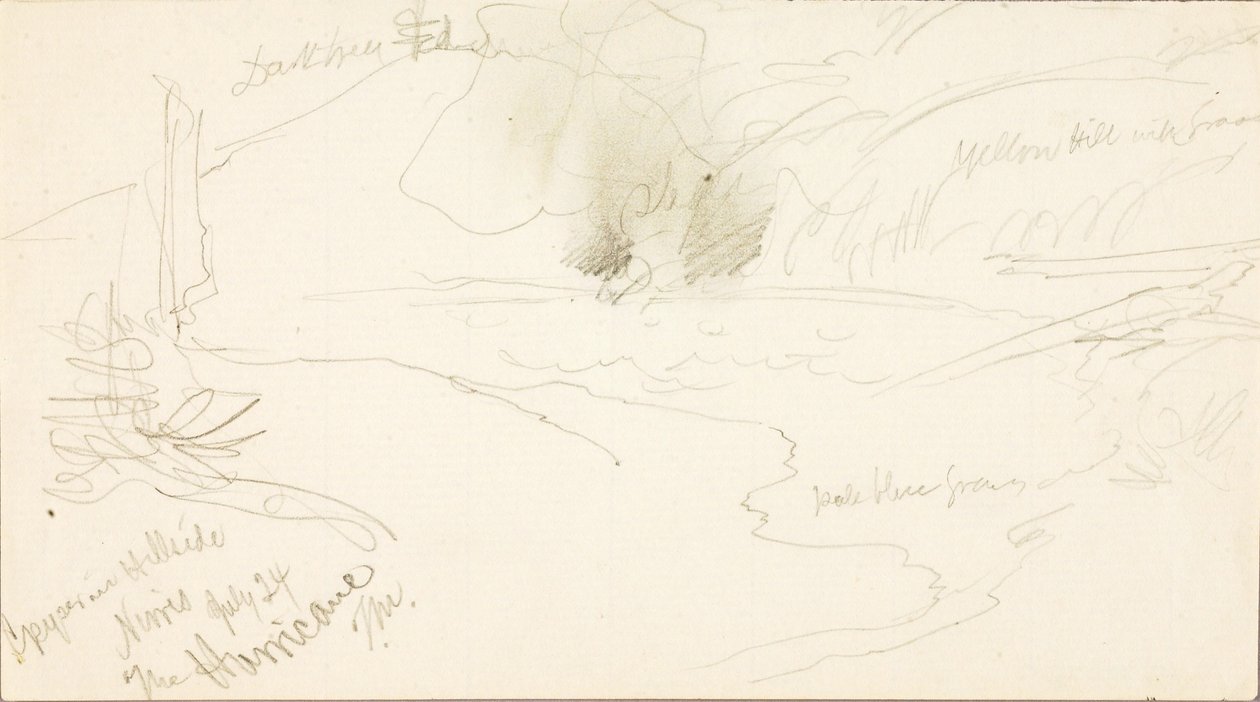 Geiser in Hillside, Norris, de orkaan door Thomas Moran