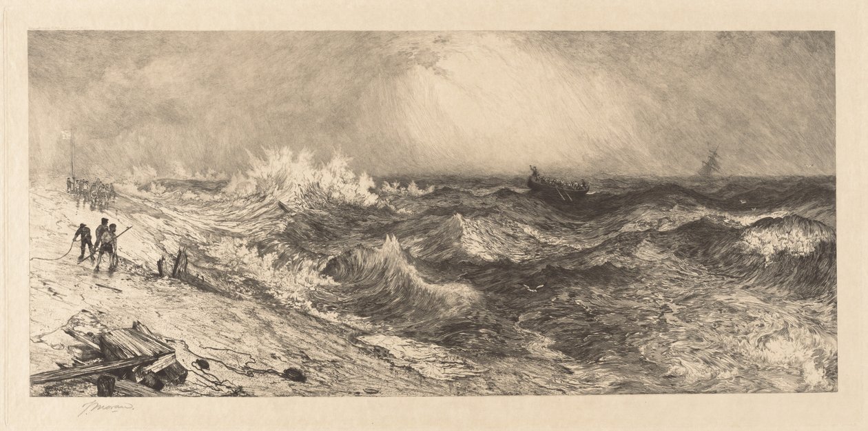 De Veel Klinkende Zee door Thomas Moran