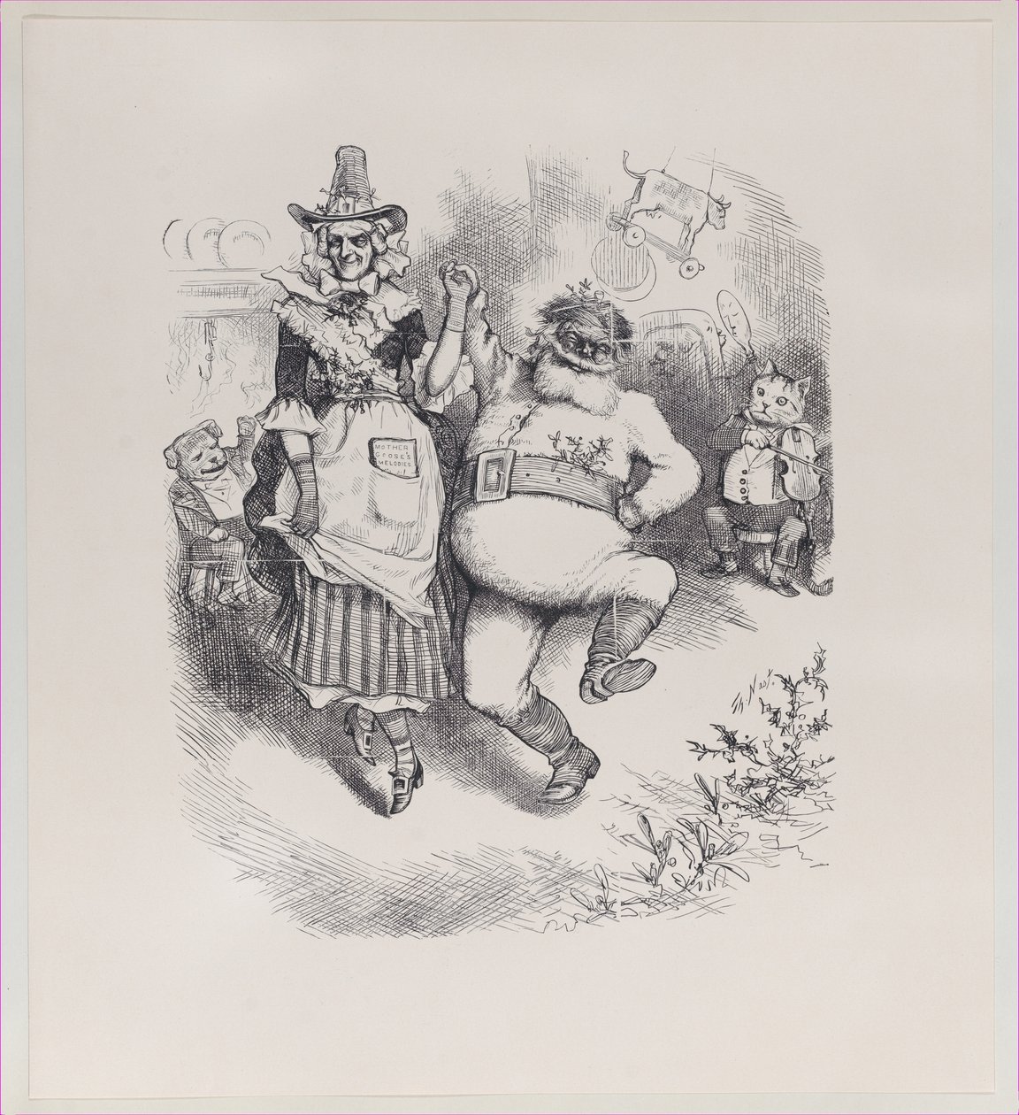 Een vrolijk kerstfeest door Thomas Nast