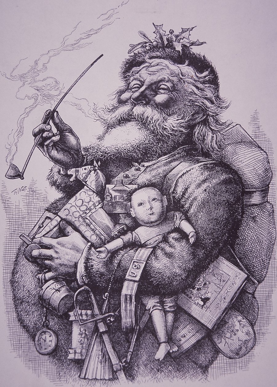 Kerstman door Thomas Nast