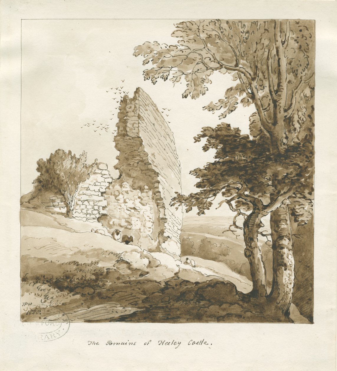 Audley - Heeley Kasteel door Thomas Peploe Wood