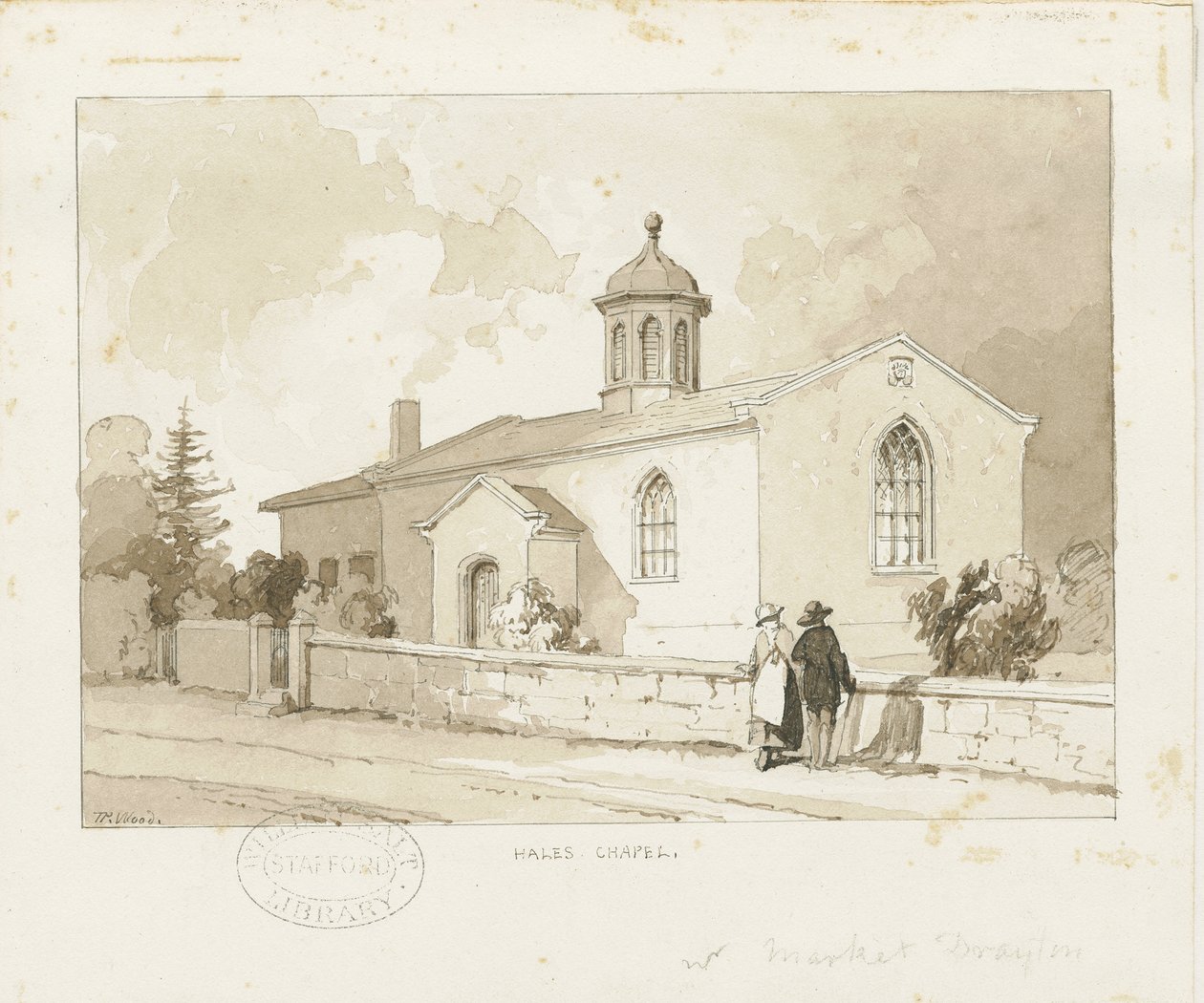 Drayton-in-Hales - Hales Kapel door Thomas Peploe Wood
