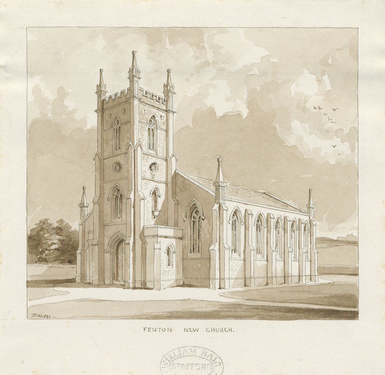 Fenton Nieuwe Kerk door Thomas Peploe Wood